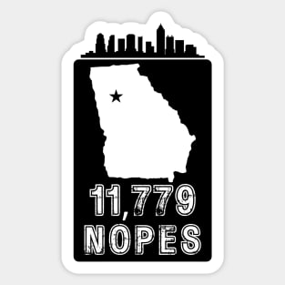 GA Votes - Mockup Atlanta Skyline Sticker